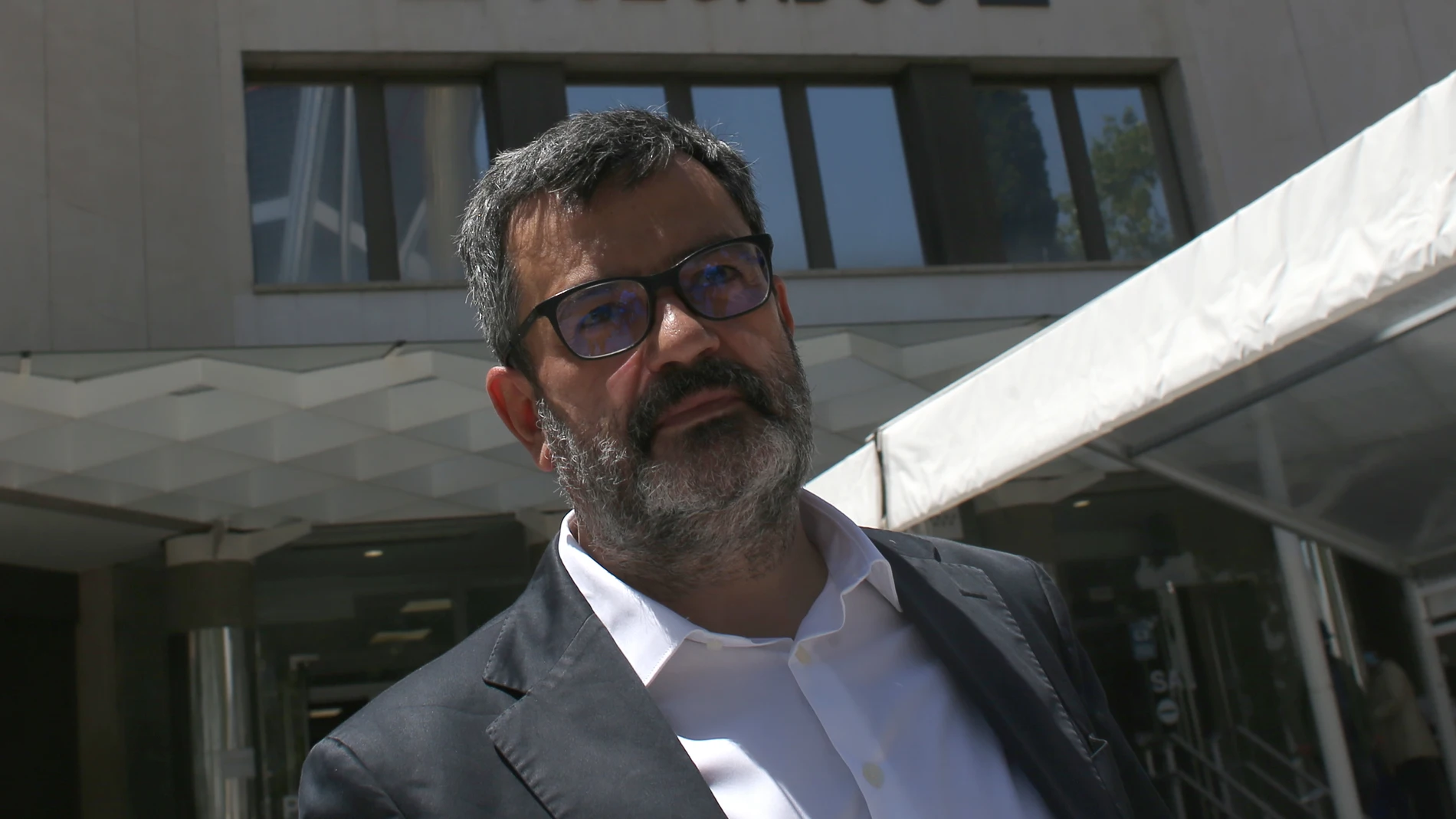 El ex gerente de Podemos Manuel Fernández Alarcón acude a los juzgados de Plaza de Castilla el pasado 21 de mayo para declarar como testigo