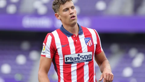 Marcos Llorente con el Atlético de Madrid.