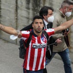 Luis Suarez tras el triunfo del Atlético de Madrid