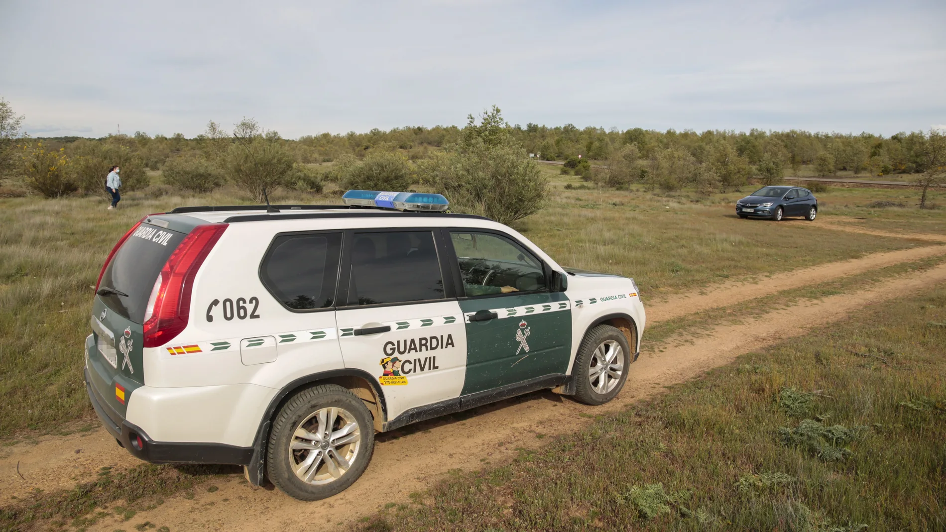 Zona de búsqueda de la mujer desaparecida en Montejos del Camino (León)