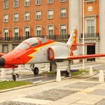 Avión de la Patrulla Águila que lucirá en una rotonda de Zamora