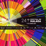 Cartel de la 24.ª Edición del Festival de Málaga, que inaugurará &quot;El cover&quot; de Secun de la Rosa