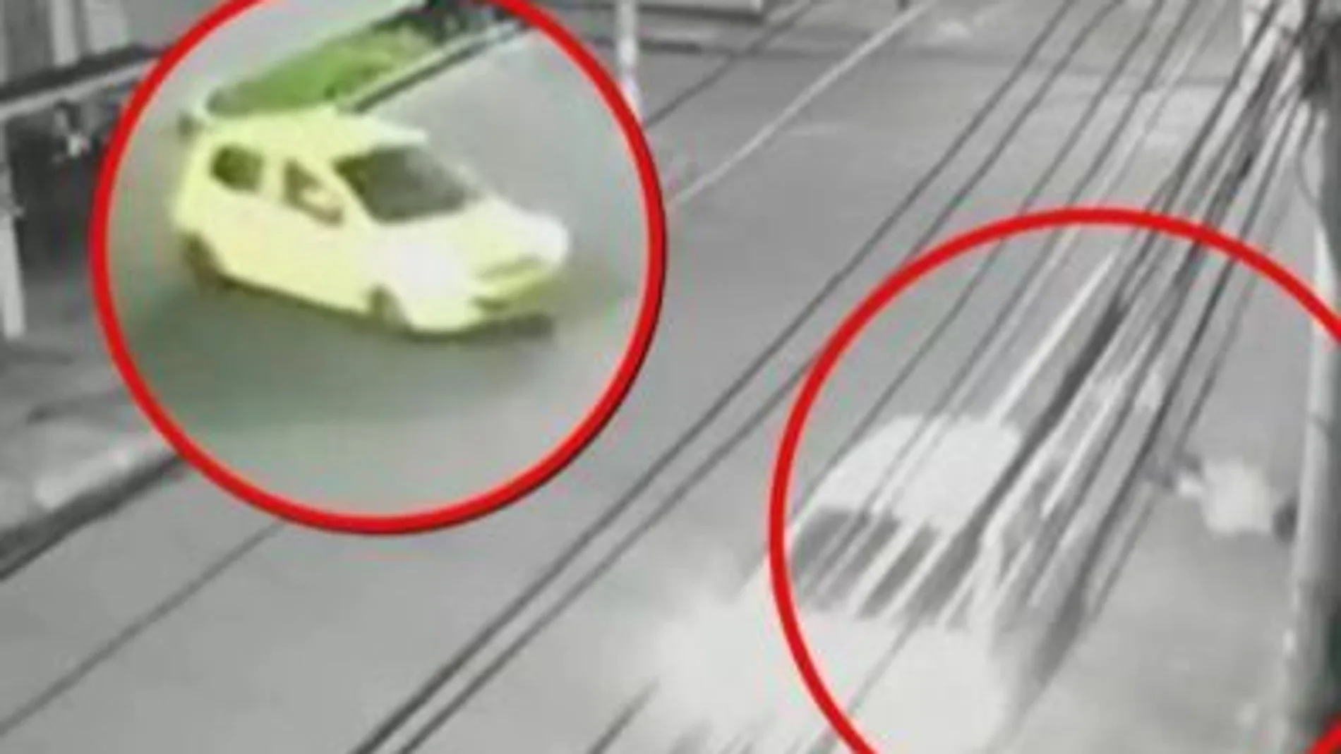 El taxista durante el trayecto en el que Laura Quintero fue agredida en Bogotá