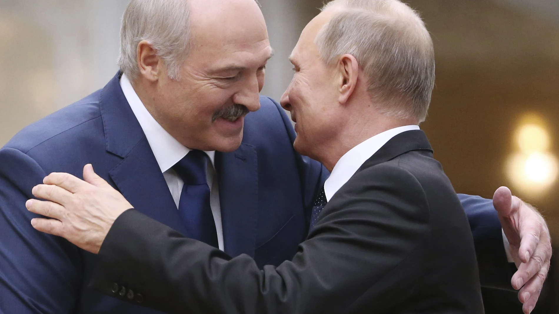 Alexander Lukashenko y Vladimir Putin, unidos contra Occidente
