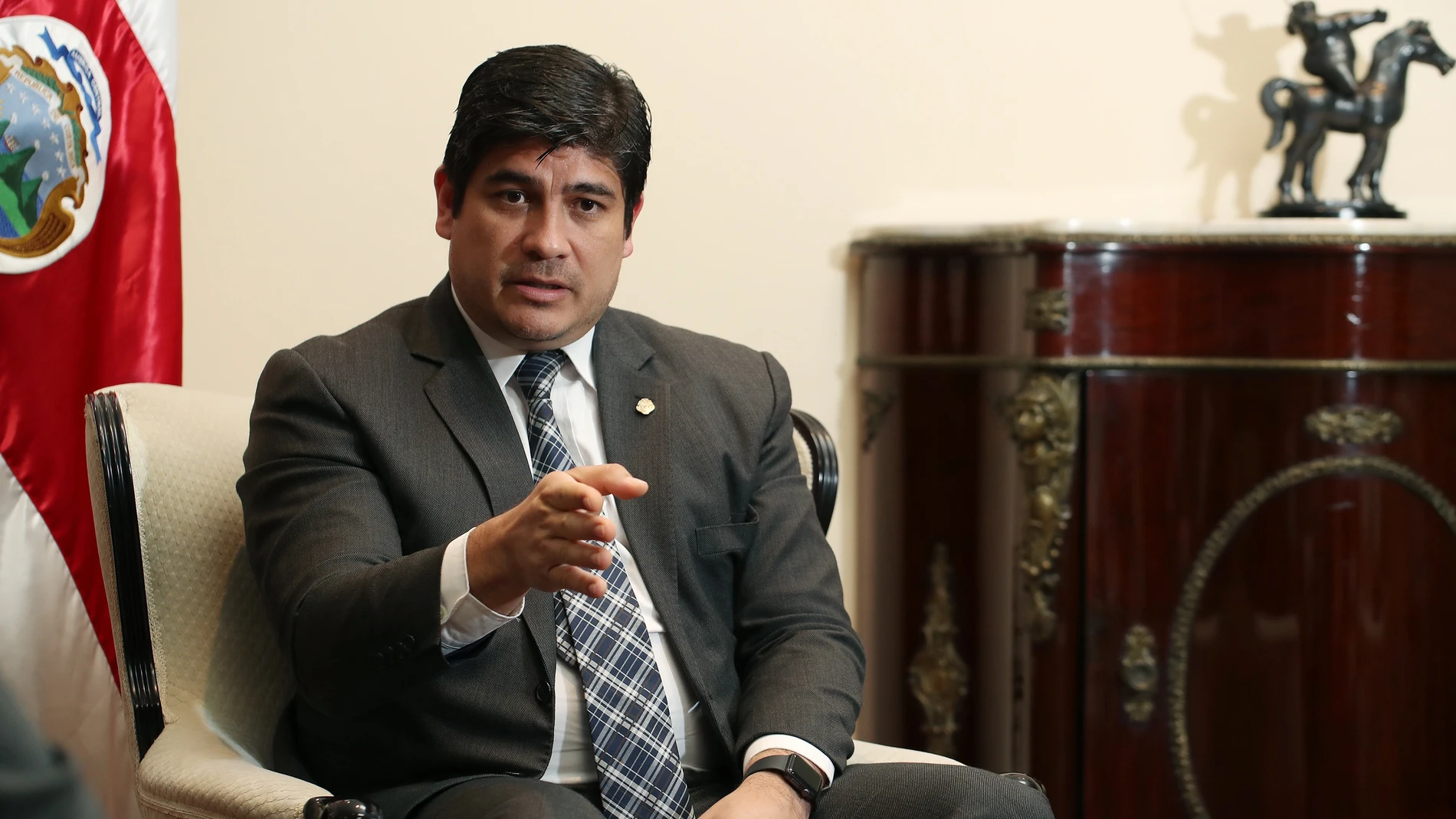 El presidente de Costa Rica, Carlos Alvarado (Foto de ARCHIVO)03/11/2020
