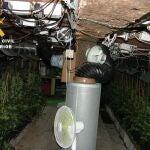 Imagen de la instalación indoor desmantelada en la cabaña de Las MerindadesGUARDIA CIVIL25/05/2021
