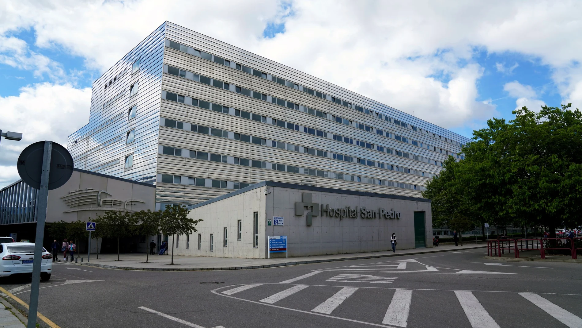 Hospital de San Pedro, en Logroño, donde está ingresado desde hace más de un mes el líder del Frente Polisario Brahim Ghali