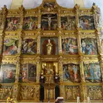 Retablo de la Iglesia de San Pedro Apóstol de Vallecillo, en la provincia de León