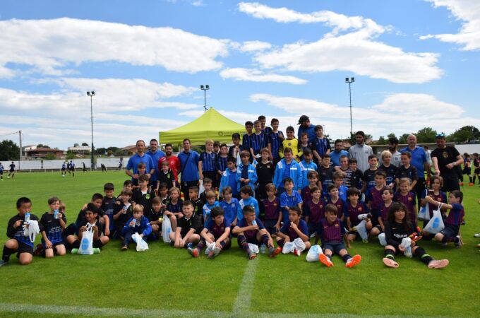 Imagen del torneo solidario del Fútbol Base Vilobí.