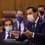 El presidente de la Junta de Andalucía, Juanma Moreno, ha dado positivo