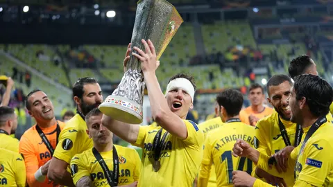 Juan Foyth con el Villarreal.