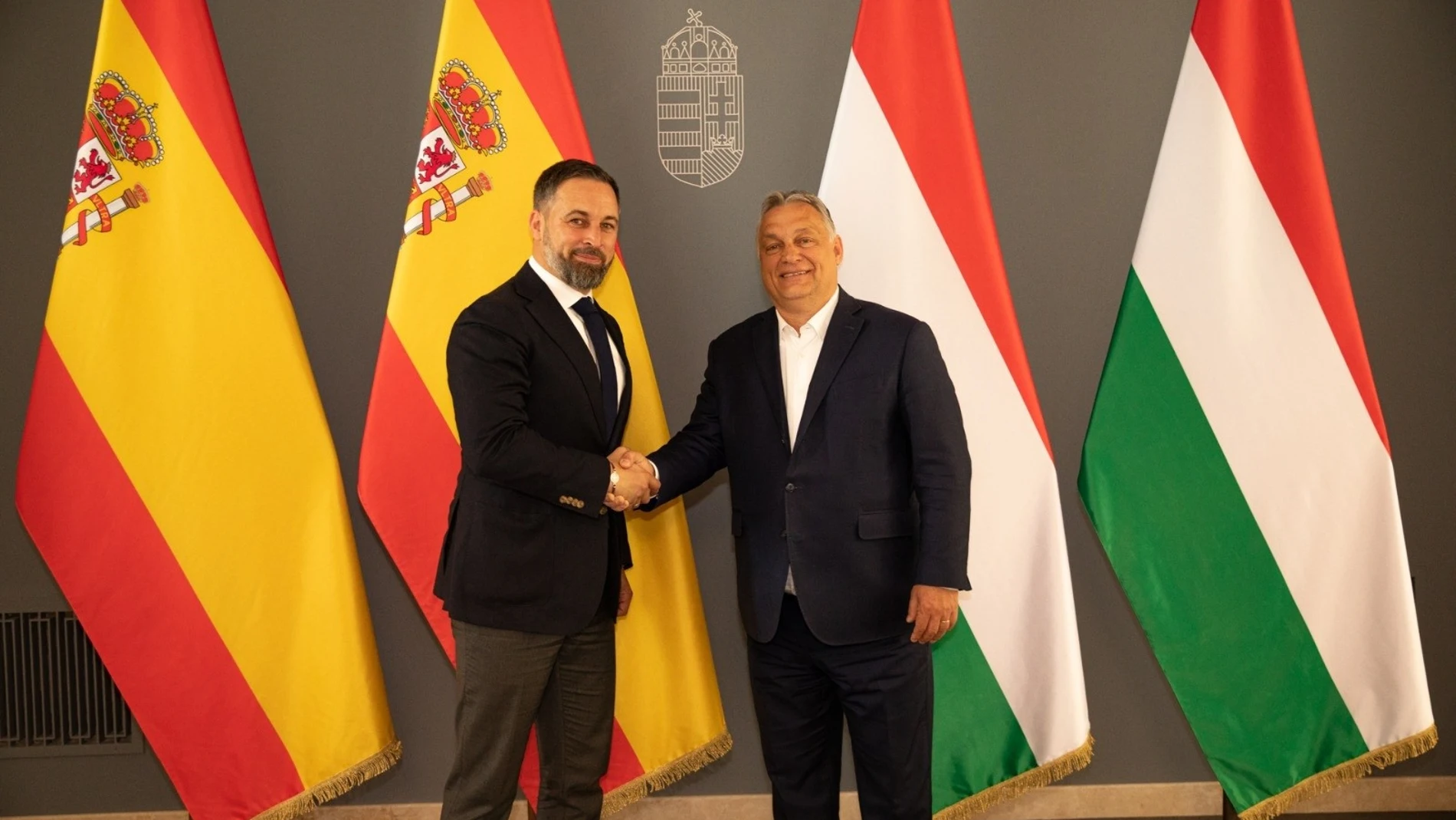 Reunión del presidente de Vox, Santiago Abascal, con el primer ministro de Hungría, Viktor OrbanVOX27/05/2021