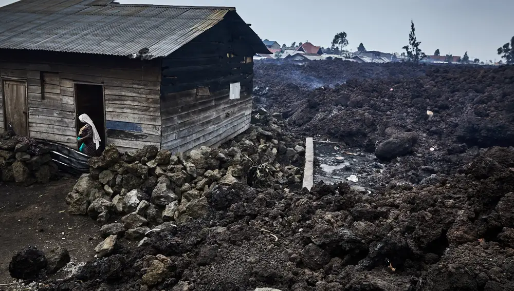 Evacuadas 400.000 personas en el Congo ante la amenaza de una segunda erupción del volcán Nyiragongo