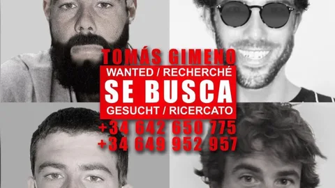 Difunden un retrato robot del posible aspecto de Tomás Gimeno