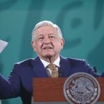 El presidente mexicano, Andrés Manuel López Obrador, en su rueda de prensa diaria