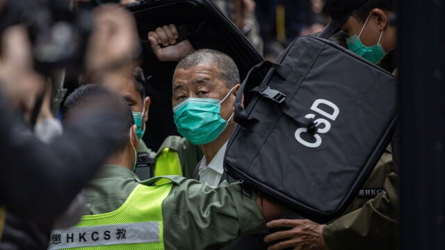 Jimmy Lai, en una imagen de archivo en Hong Kong del pasado mes de febrero