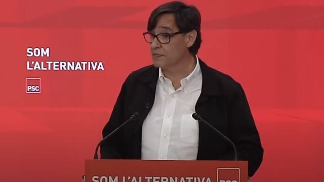 El líder del PSC en el Parlament, Salvador Illa.