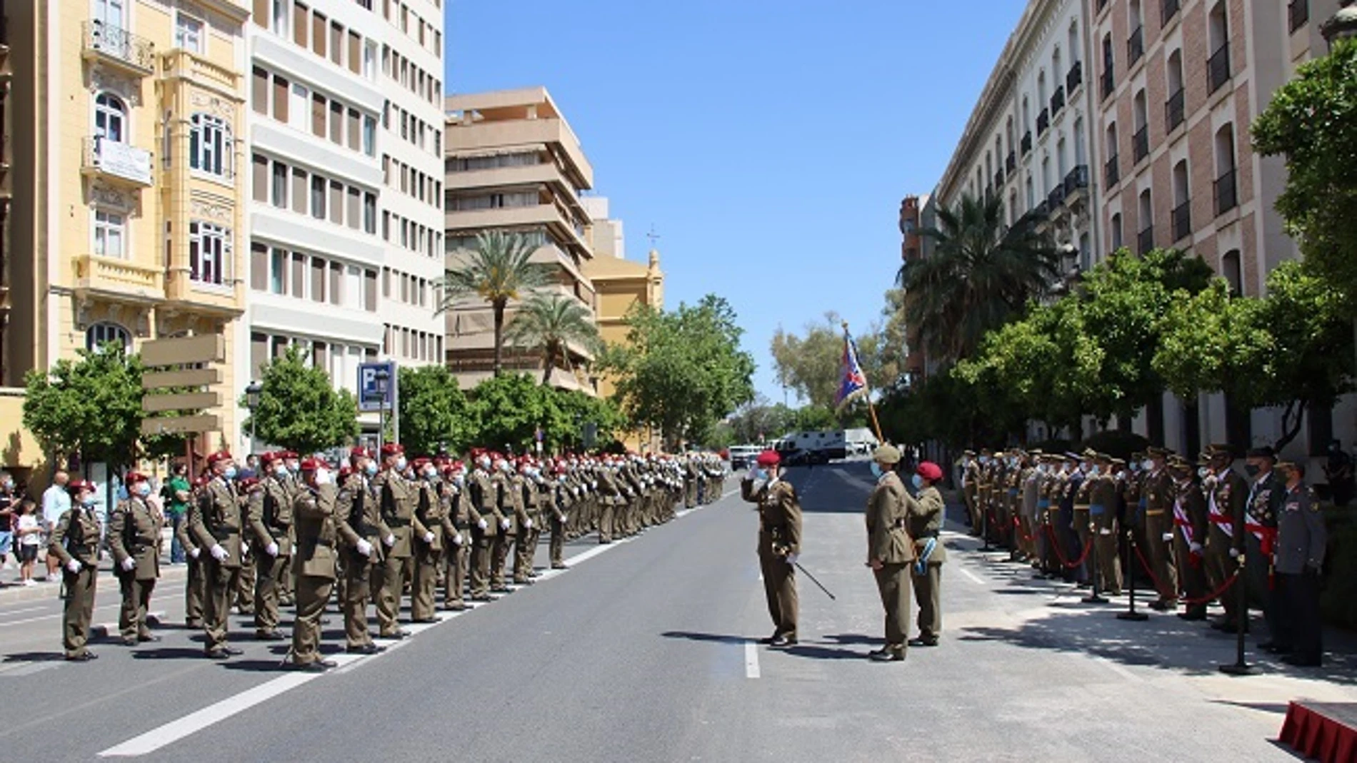 Celebración del Día de las Fuerzas Armadas en la Capitanía General de València