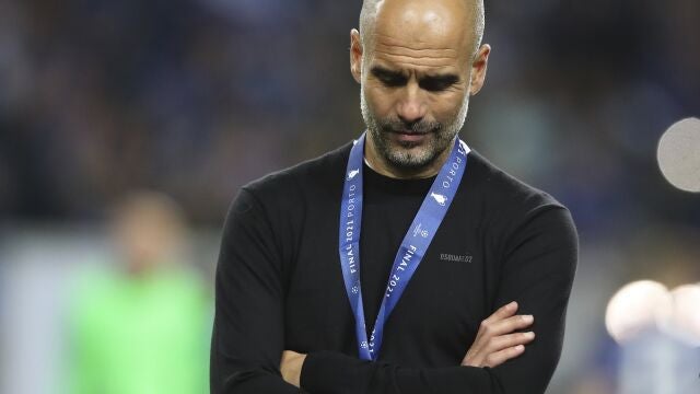 Pep Guardiola, tras perder la final Manchester City-Chelsea