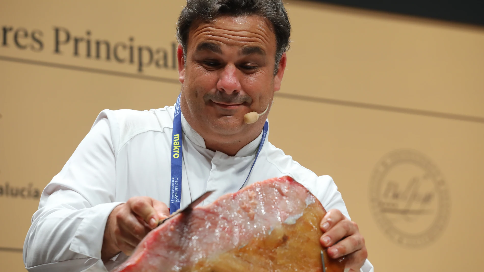 31/05/21 Madrid. IFEMAMadrid Fusi—n.Chef Angel Le—n, de Aponiente.@Cipriano Pastrano