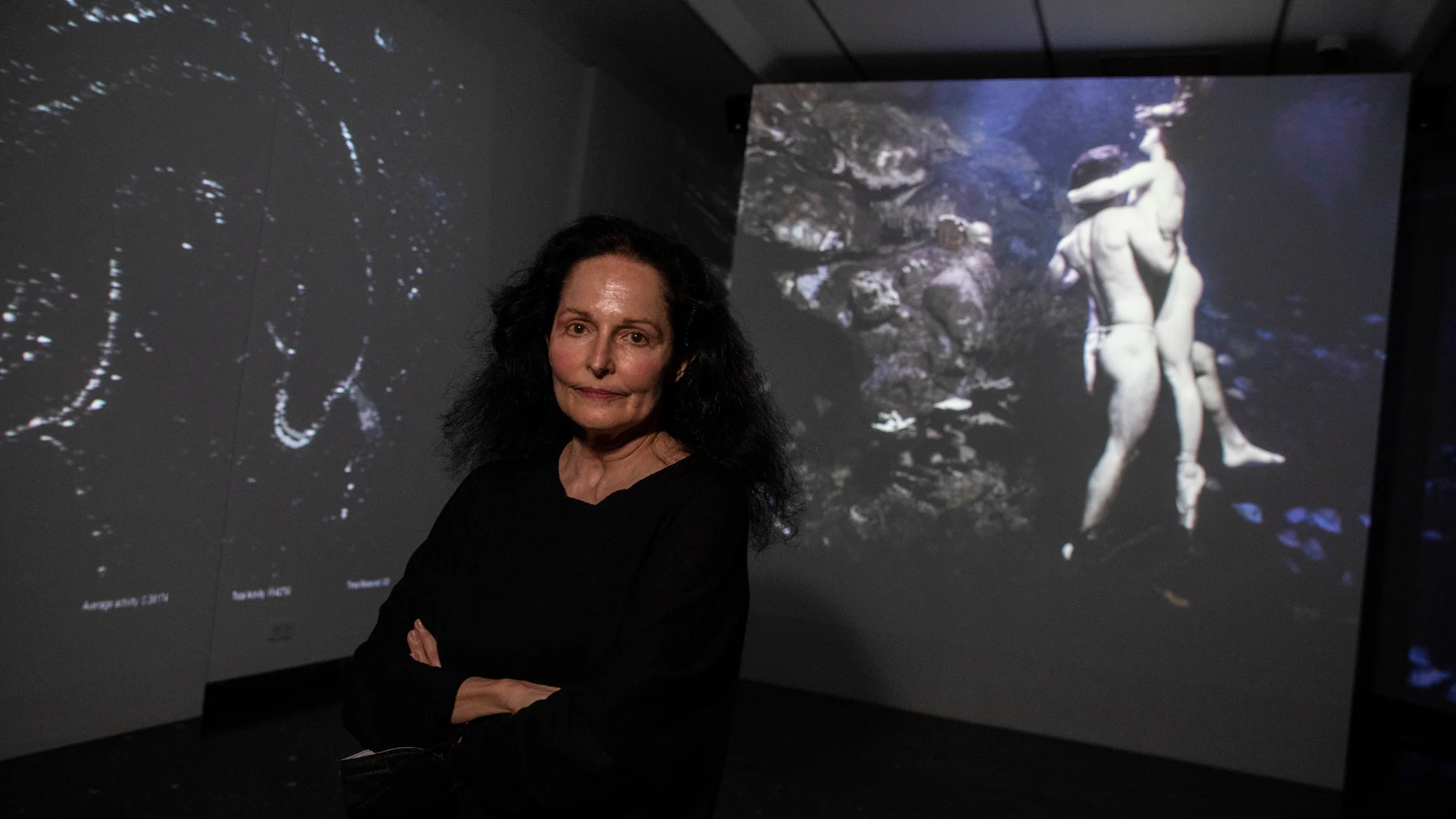 Isabel Muñoz en la exposición "Somos Agua" en el museo Lárazo Galdiano