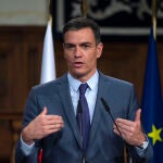 El presidente del Gobierno, Pedro Sánchez