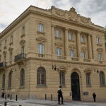 El edificio del antiguo Banco de España en Vitoria, donde actualmente se encuentra el nuevo Memorial de las Víctimas del Terrorismo, a 28 de mayo de 2021, en Vitoria, Euskadi (España).Pablo González / Europa Press