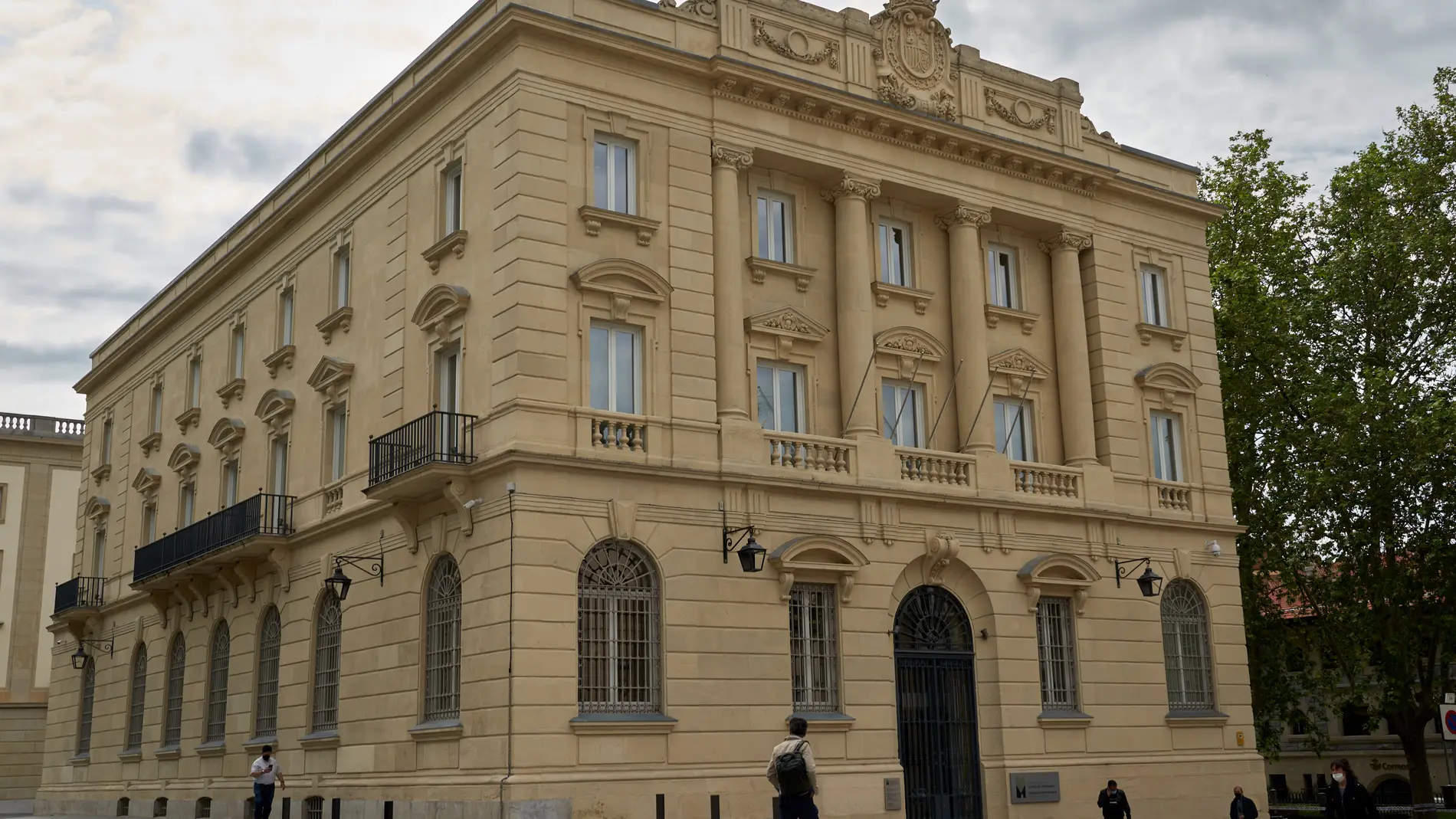El edificio del antiguo Banco de España en Vitoria, donde actualmente se encuentra el nuevo Memorial de las Víctimas del Terrorismo, a 28 de mayo de 2021, en Vitoria, Euskadi (España).Pablo González / Europa Press