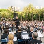 La Banda Sinfónica de València retoma sus conciertos temáticos al aire libre en los Jardines del Palau