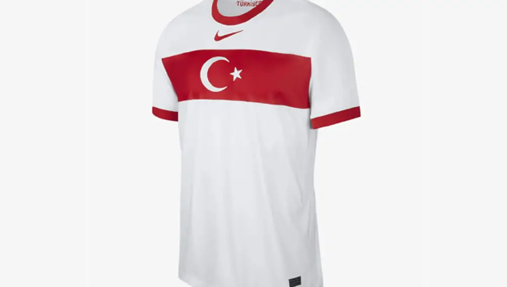 Camiseta de Turquía como local para la Eurocopa 2020.