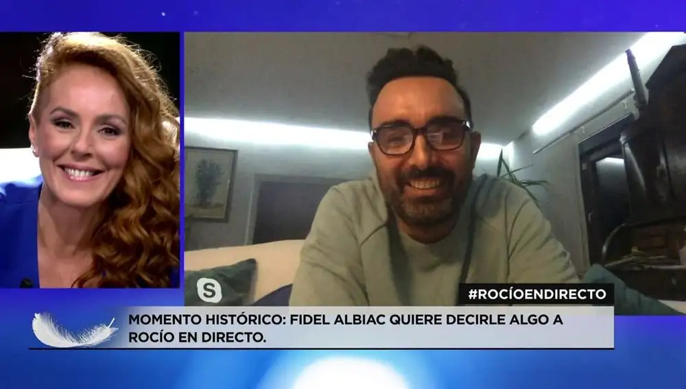 Rocío Carrasco y Fidel Albiac en 'Rocío: contar la verdad para seguir viva'