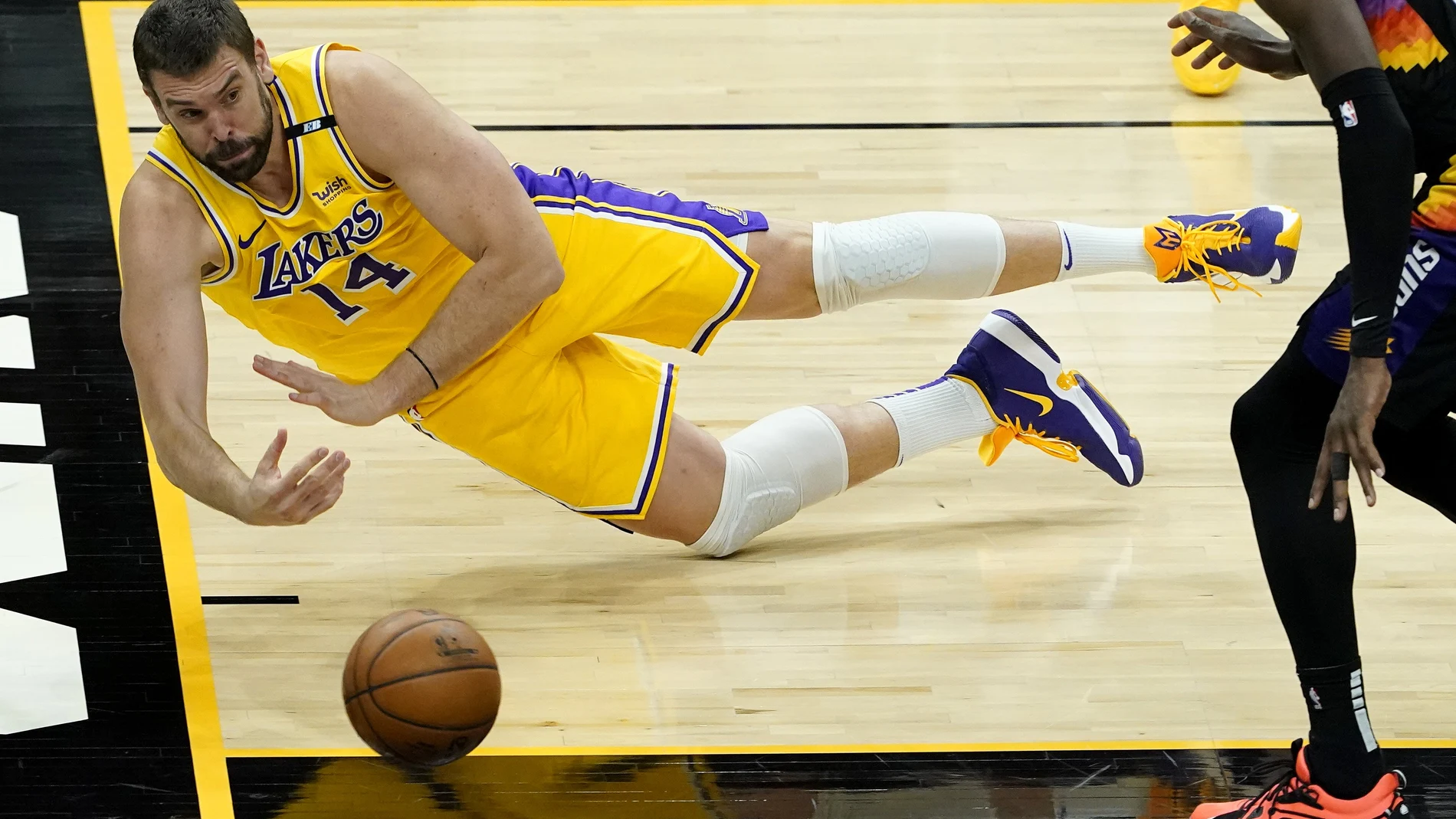 Marc Gasol, en un partido con los Lakers de la pasada temporada