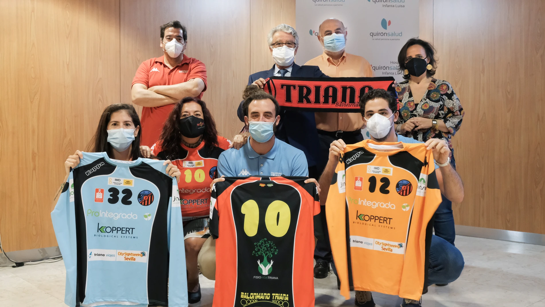 Acuerdo de colaboración entre Quirónsalud Infanta Luisa de Sevilla y el Club Balonmano Triana