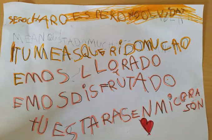 La cariñosa carta viral de una niña de 6 años a su profesora: “Tú estarás en mi corazón”