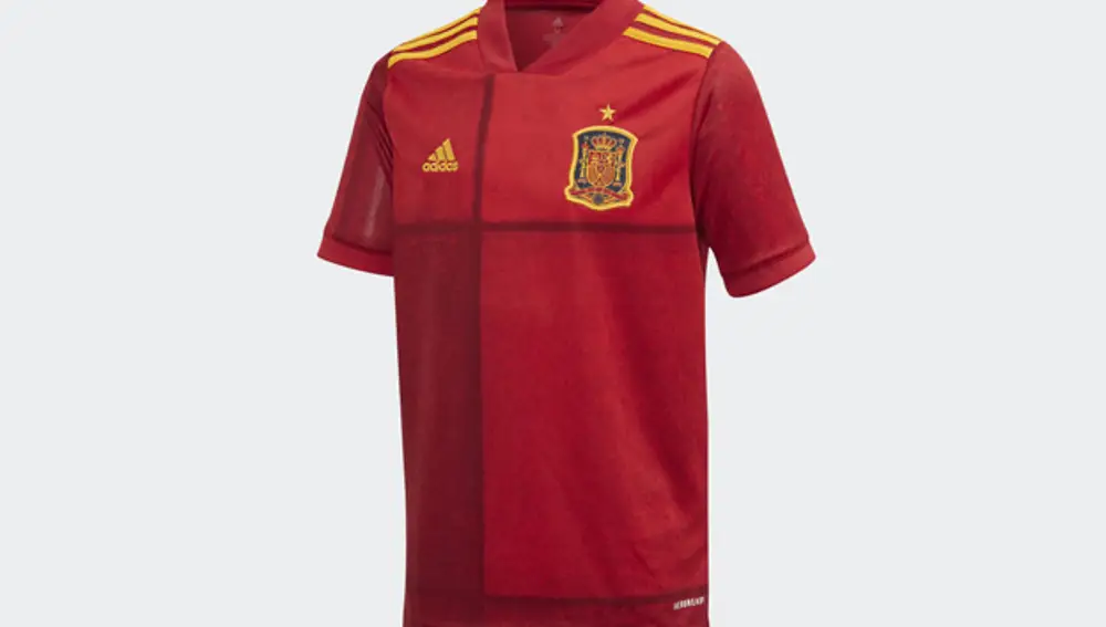 Camiseta de España como local para la Eurocopa 2020.