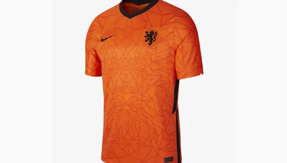 Camiseta de Países Bajos como local para la Eurocopa 2020.