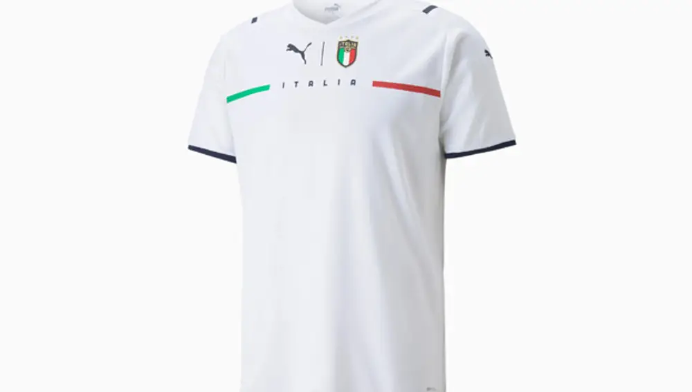 Segunda camiseta de Italia para la Eurocopa 2020.
