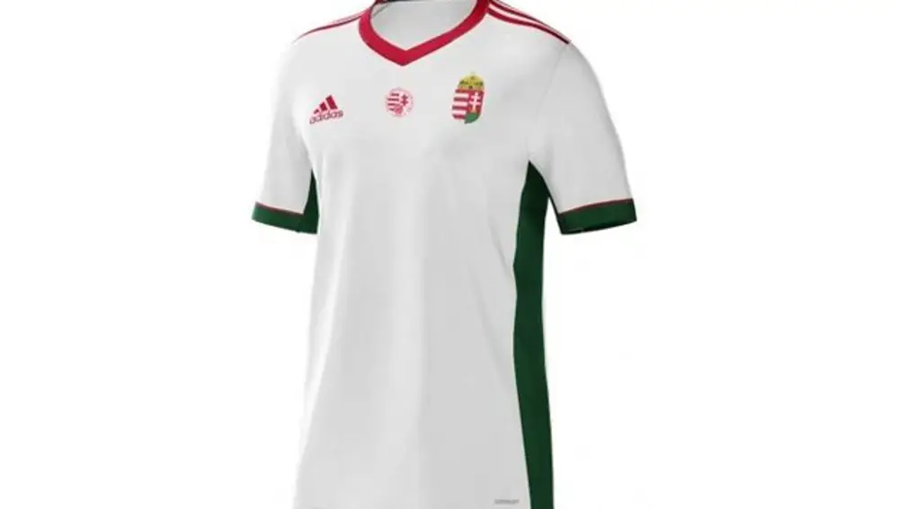 Segunda camiseta de Hungría para la Eurocopa 2020.