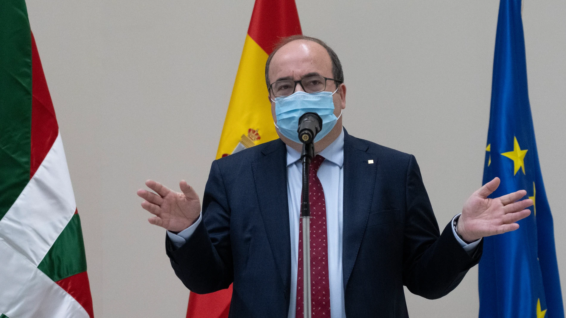 El ministro de Política Territorial y Función Pública, Miquel Iceta