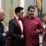 Bobby Cepeda con Maduro en Caracas