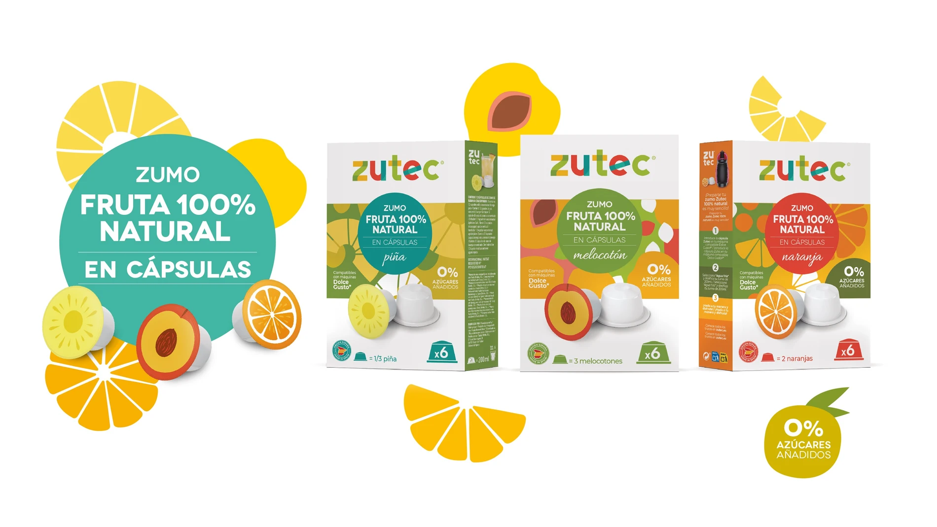 Zutec, cápsulas para tomar zumo 100% natural