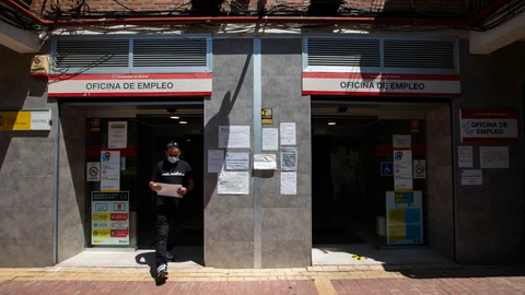 Imagen de una oficina del SEPE en Madrid