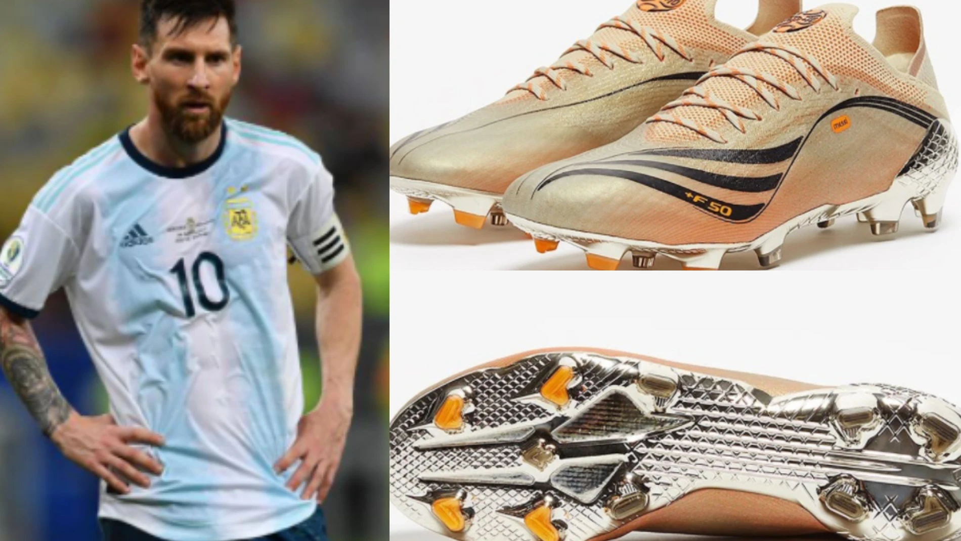 Así son espectaculares botas de Messi para la Copa América