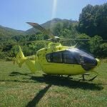 Helicóptero medicalizado de la Junta de Castilla y León