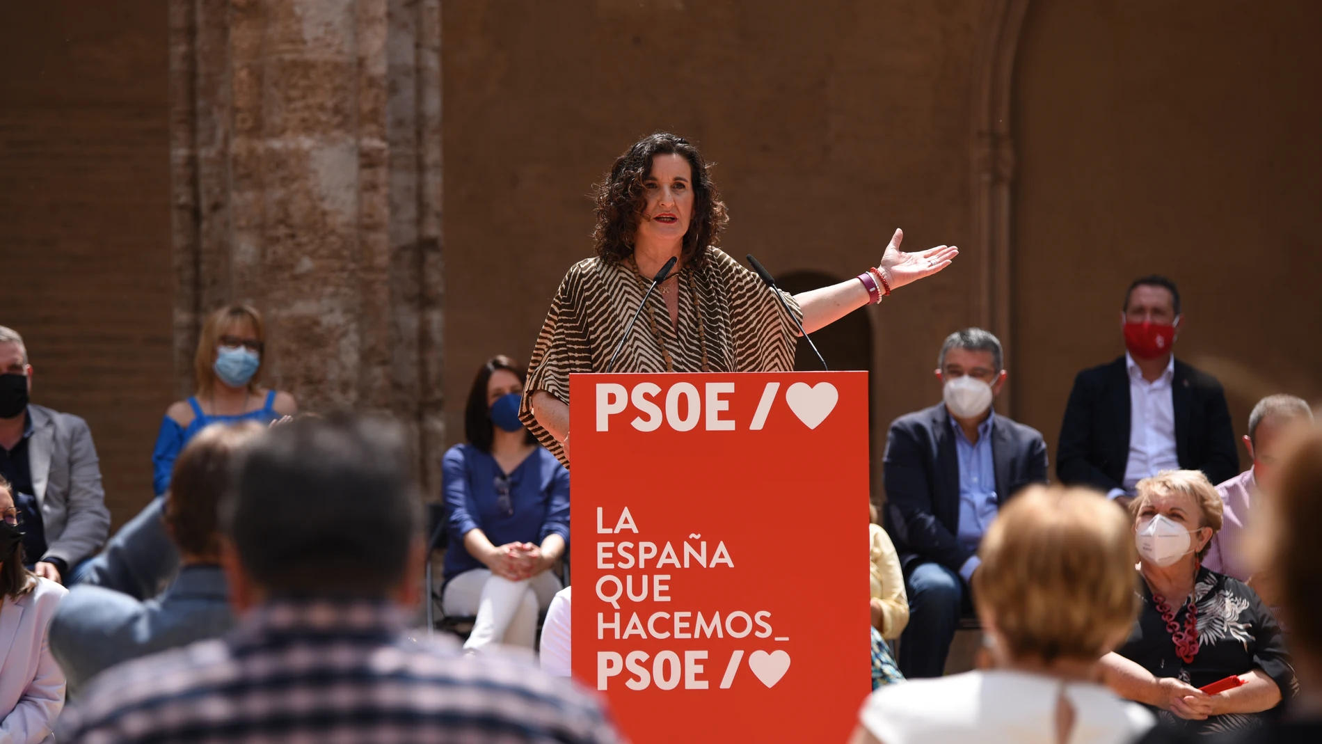 La secretaria general del PSPV-PSOE en la provincia de Valencia, Mercedes Caballero