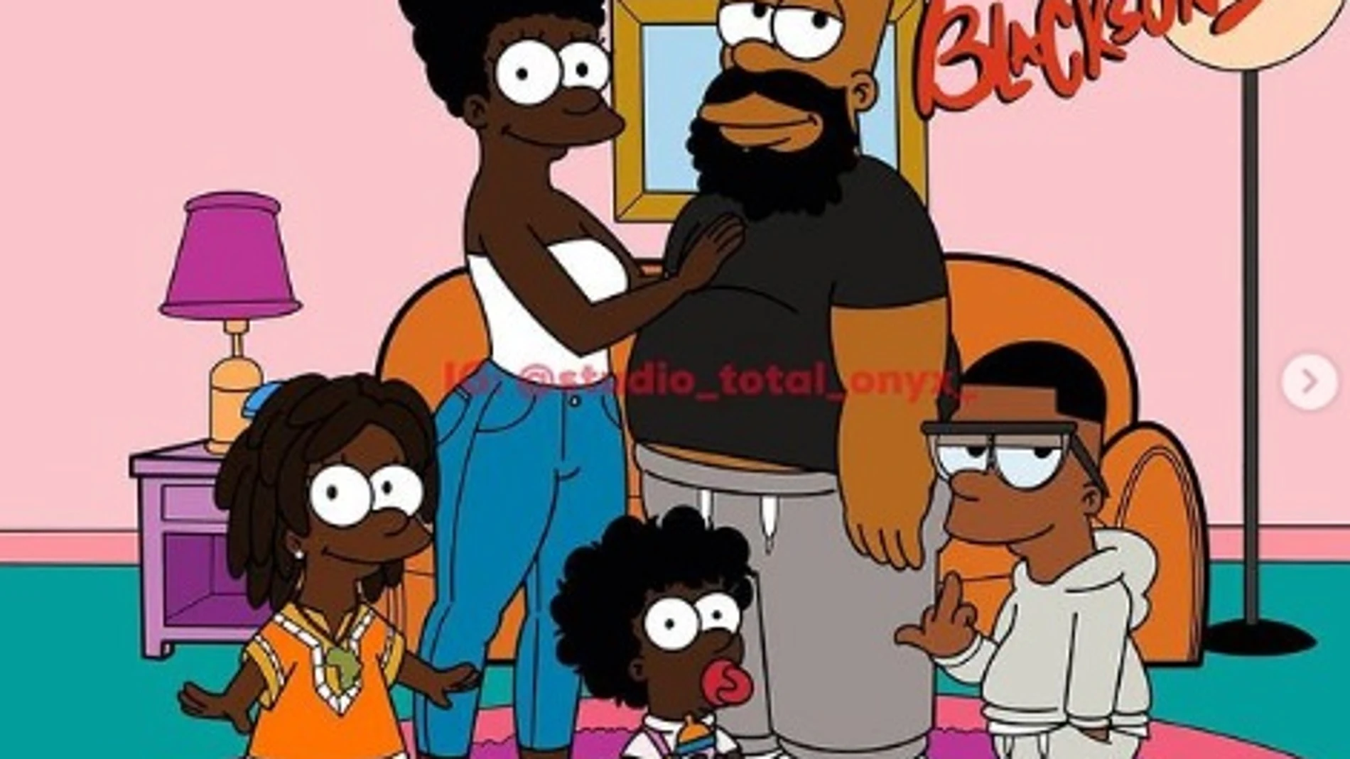 Cómo serían tus dibujos animados preferidos si fueran negros?