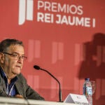 El premio Nobel, Serge Haroche, comparece en rueda de prensa para presentar la 33ª edición de los Premios Rei Jaime en el Antiguo Convento de Santo Domingo, a 7 de junio de 2021,en Valencia