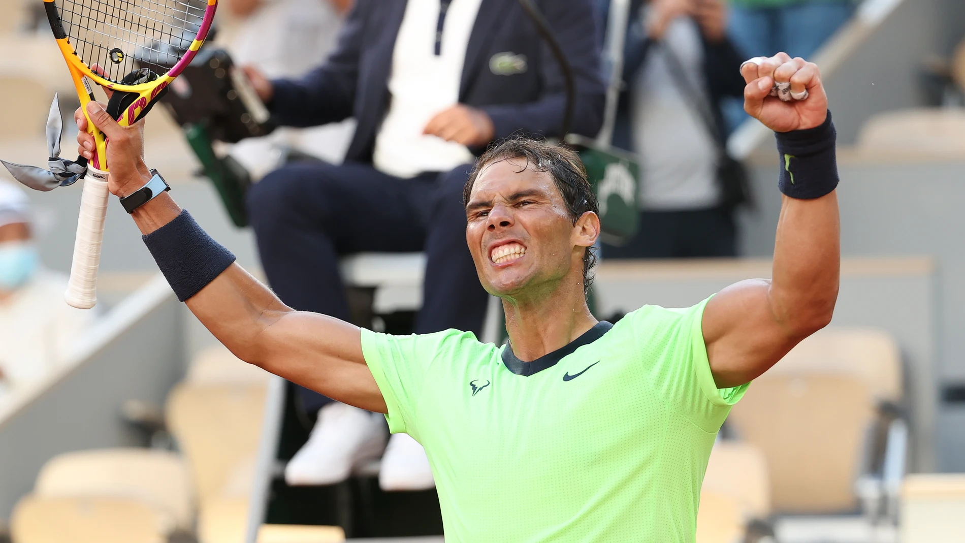 Rafa, después de la victoria en octavos ante Sinner