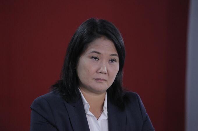 La candidata presidencial peruana Keiko Fujimori