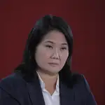 La candidata presidencial peruana Keiko Fujimori